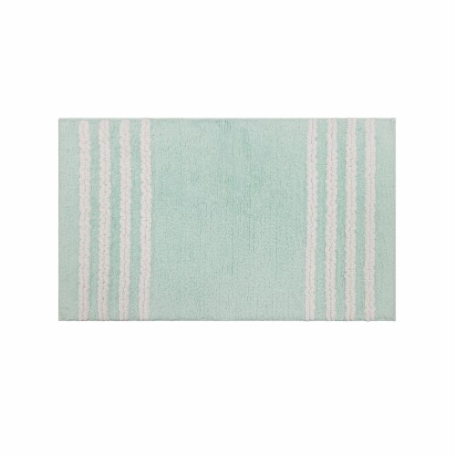 Dip Reverie Bath Rug - Icy Morn/White Perspective: front