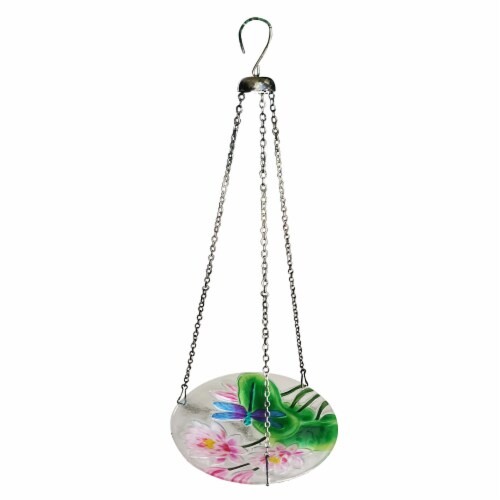 HD Designs Dragonfly Hanging Birdbath Perspective: front