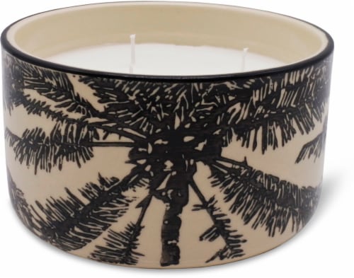 HD Designs Outdoors Palm Citronella 3 Wick Candle Perspective: front