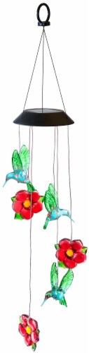 The Joy of Gardening Hummingbird Solar Mobile Perspective: front