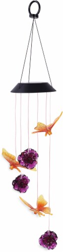 The Joy of Gardening Solar Mobile Butterfly Perspective: front