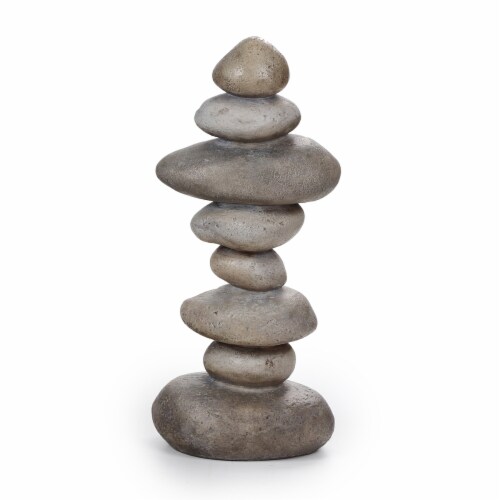 The Joy of Gardening River Stone Statue Perspective: front