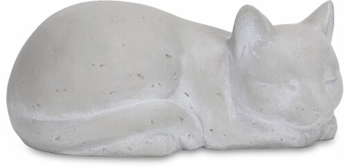 The Joy of Gardening Sleeping Cat Statuary Perspective: front