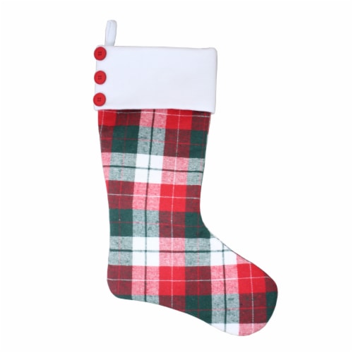 Holiday Home™ Plaid Christmas Stocking, 21 in / 1 ct - Kroger