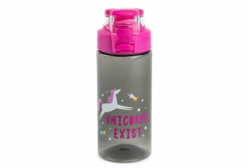 Everyday Living Unicorns Exist Water Bottle Perspective: front