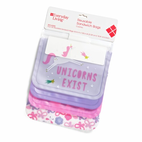 Kroger® Cosmic Reusable Sandwich Bags Perspective: front