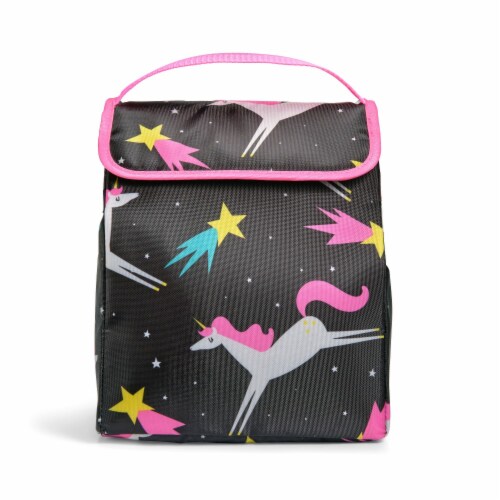 Kroger® EDL Unicorns Lunch Sack Perspective: front