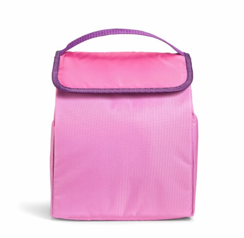 Kroger® EDL Lunch Sack - Pink Perspective: front