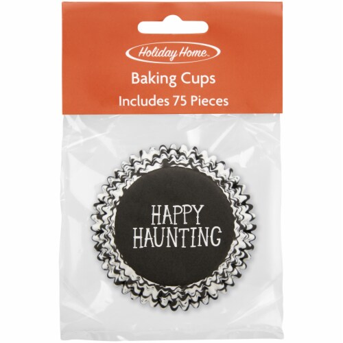 Holiday Home Halloween Ghost Baking Cups Perspective: front