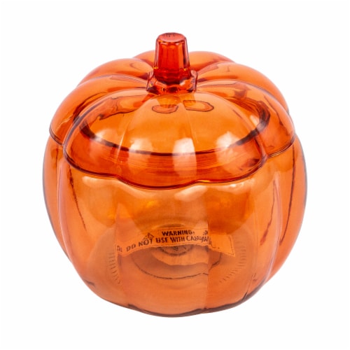 Holiday Home Glass Pumpkin Jar - Clear, 74 oz - Kroger