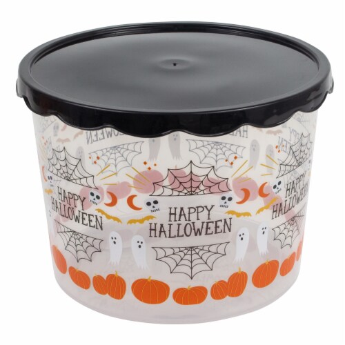 Holiday Home Halloween Cookie Container Perspective: front