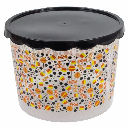 Holiday Home Hallowen Candy Cookie Container Perspective: front