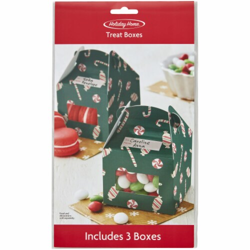 Holiday Home™ Christmas House Treat Box Perspective: front