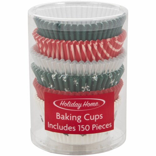 Holiday Home™ Baking Cups - Christmas Village Perspective: front