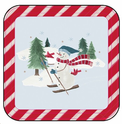 The Tin Box Company Small Square Cookie Tin Perspective: front