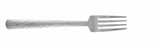 Fred Meyer Dot Penelope Mirror Hammered Salad Fork Perspective: front