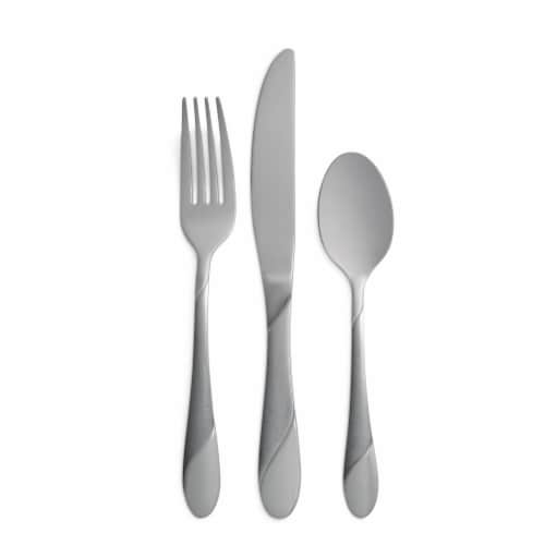 Dash of That® Emily Collection Sand Flatware Set - 12 Piece Perspective: front