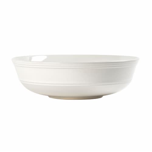 Dash of That® Grace Low Serve Bowl - Ivory Perspective: front