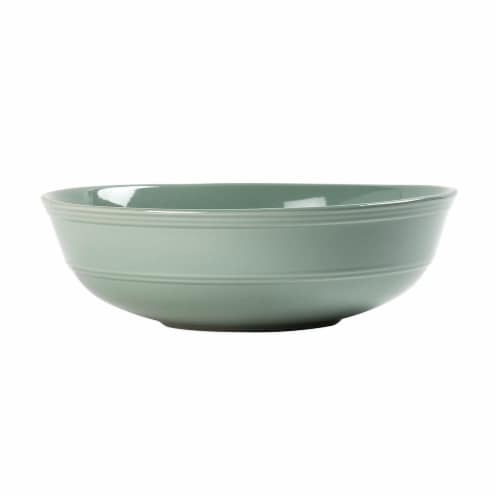 Dash of That® Grace Low Serve Bowl - Sage Perspective: front