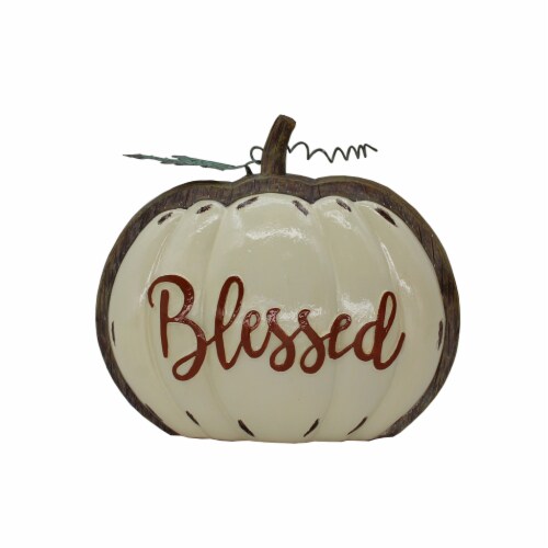 Holiday Home Blessed Pumpkin Perspective: front