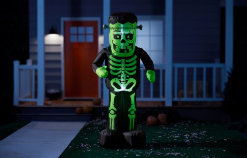 Holiday Home Skeleton Inflatable Perspective: front