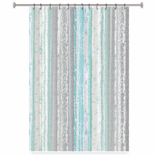 Peva Shower Curtain Disco Perspective: front