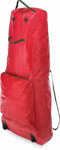 Holiday Home Upright with Wheels Tree Bag Perspective: front