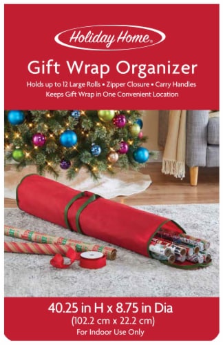 Holiday Home® Gift Wrap Organizer Perspective: front