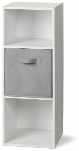 Everyday Living 3 Cube Stacker - White Perspective: front