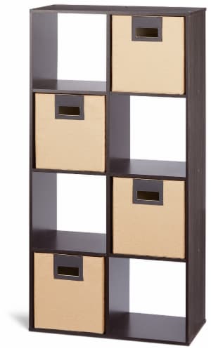 Everyday Living 8 Cube Organizer - Espresso Perspective: front