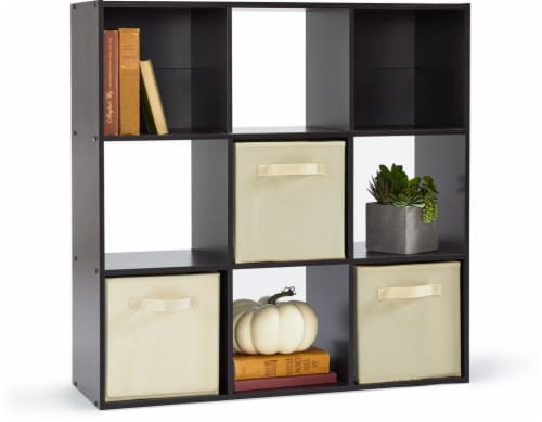 Everyday Living 9 Cube Organizer - Espresso Perspective: front