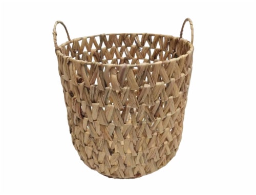 HD Designs Medium Water Hyacinth Basket Perspective: front