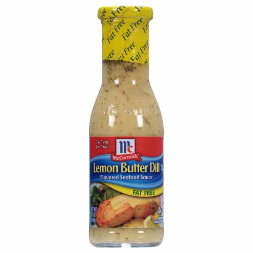 McCormick® Lemon Butter Dill Fat Free Seafood Sauce Perspective: front