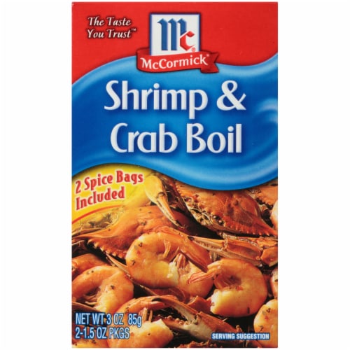 McCormick® Shrimp & Crab Boil Seasoning Packets, 2 ct / 3 oz - Pay Less  Super Markets