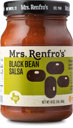 Mrs. Renfro's® Medium Black Bean Salsa Perspective: front