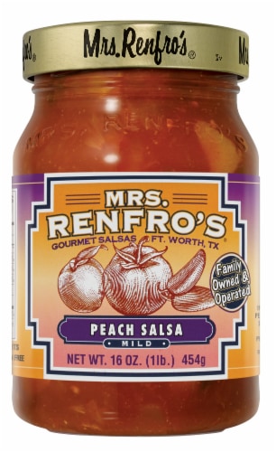 Mrs. Renfro's® Peach Salsa Perspective: front