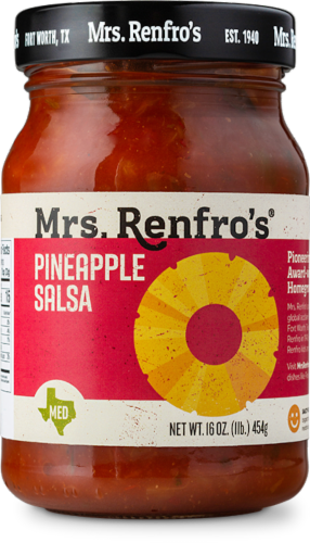 Mrs. Renfro's Pineapple Salsa Perspective: front