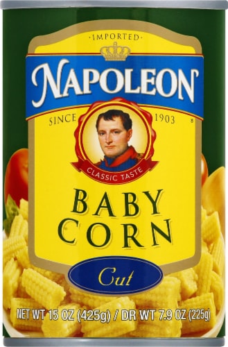 Napolean Cut Baby Corn Perspective: front
