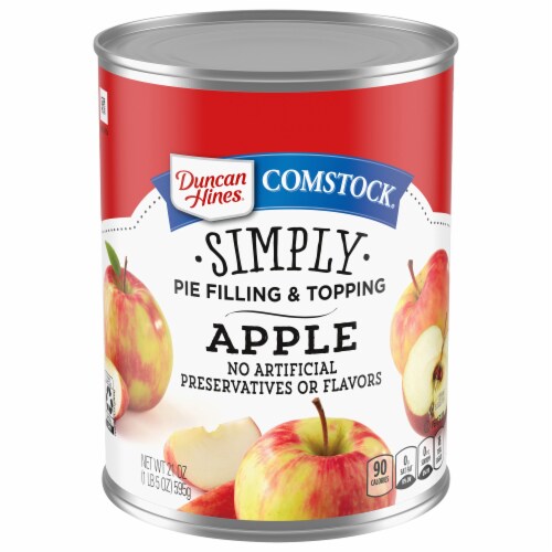 Duncan Hines® Comstock Simply Apple Pie Filling & Topping Perspective: front