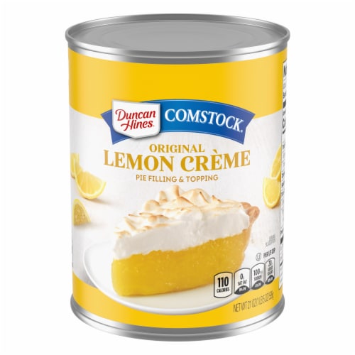 Duncan Hines Comstock Original Lemon Crème Pie Filling And Topping Perspective: front