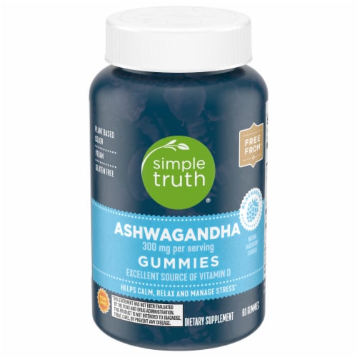 Simple Truth® Blackberry Ashwagandha 300 mg Gummies Perspective: front