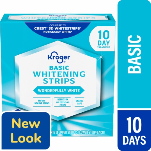 Kroger® Wonderfully White™ Whitening Strips Perspective: front