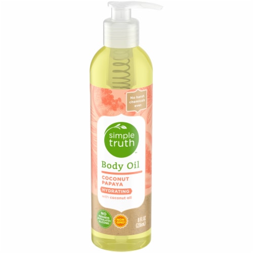 Simple Truth™ Coconut Papaya Body Oil Perspective: front