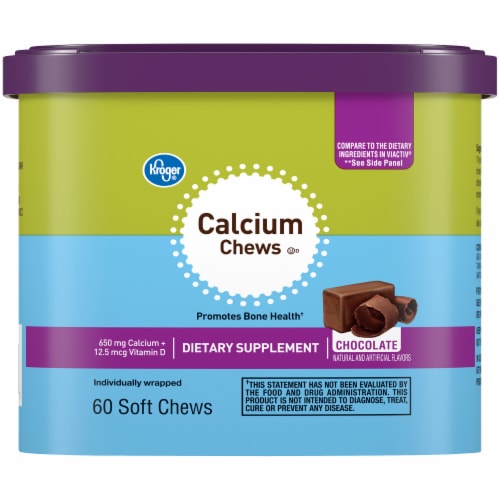 Kroger® Chocolate Calcium Soft Chews Perspective: front