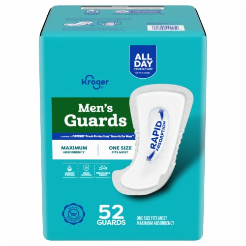 Kroger® Maximum Strength Men's Guards Perspective: front