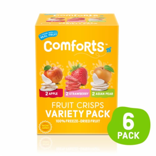Comforts Fruit Crisps Variety Pack BIG Deal! Perspective: front