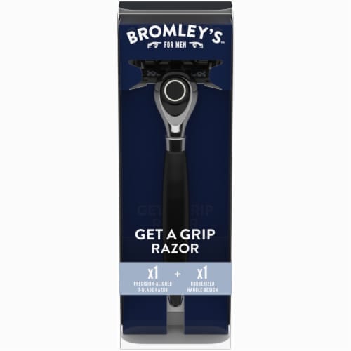 Bromley's™ For Men Get a Grip Razor Perspective: front