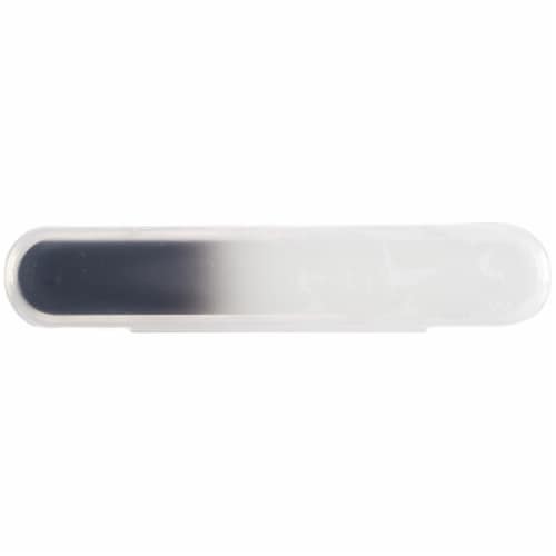 Pretty Savvy Glass Nail File with Caddy Perspective: front