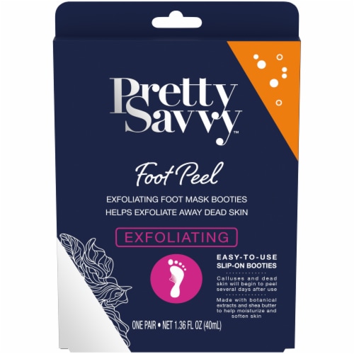 Pretty Savvy™ Exfoliating Foot Peel Mask Perspective: front