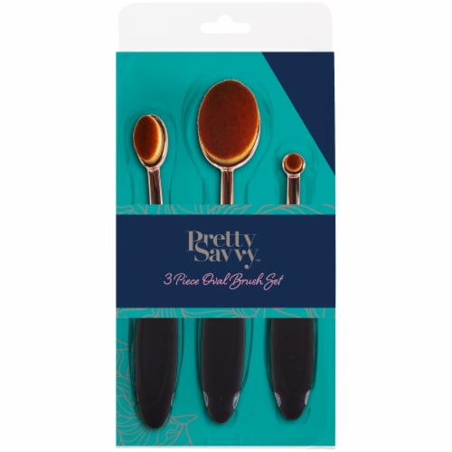 Pretty Savvy Oval Brush Set Perspective: front
